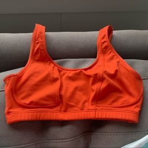 Vintage champion sports bra orange small